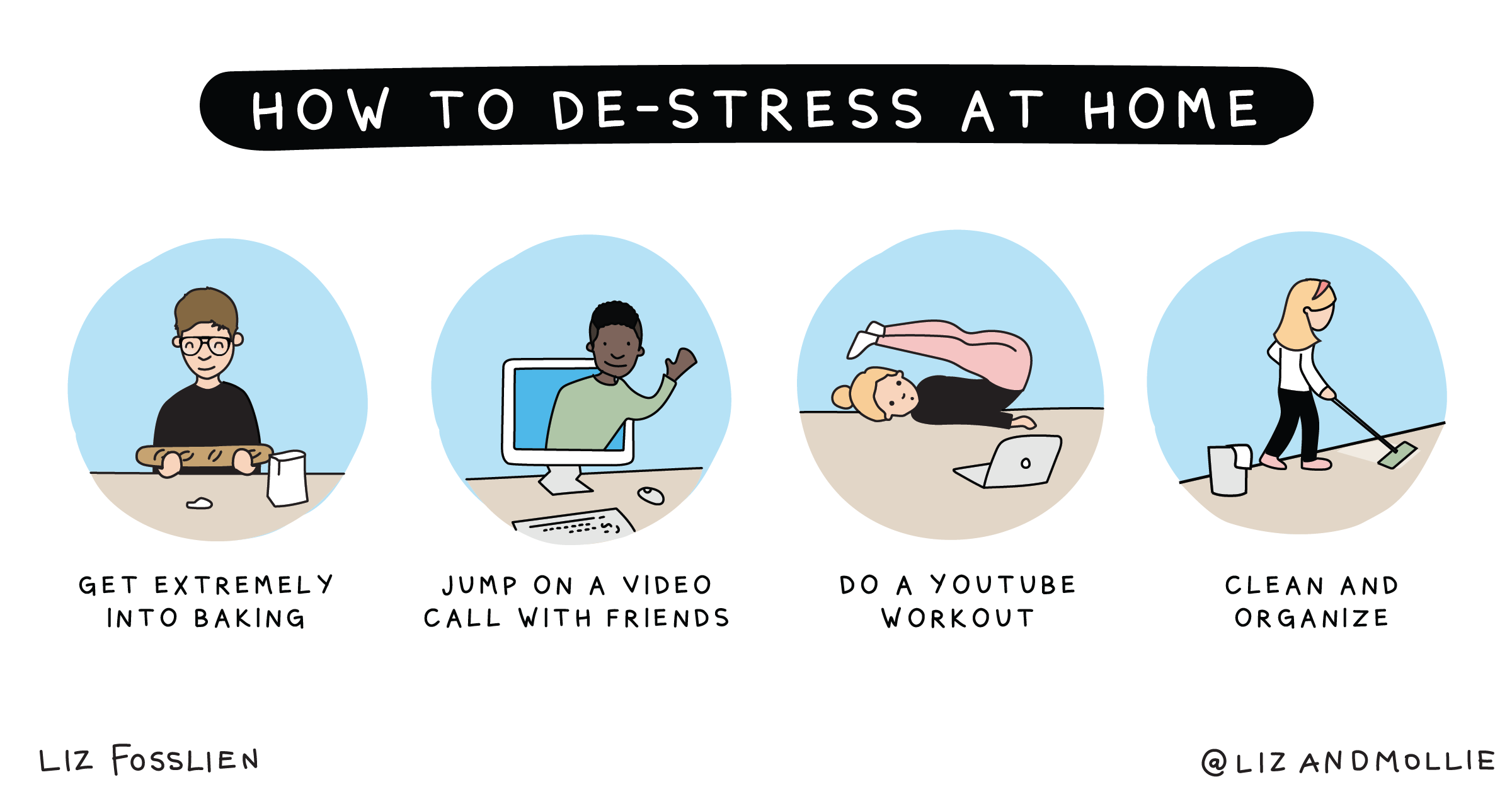 How to destress at home