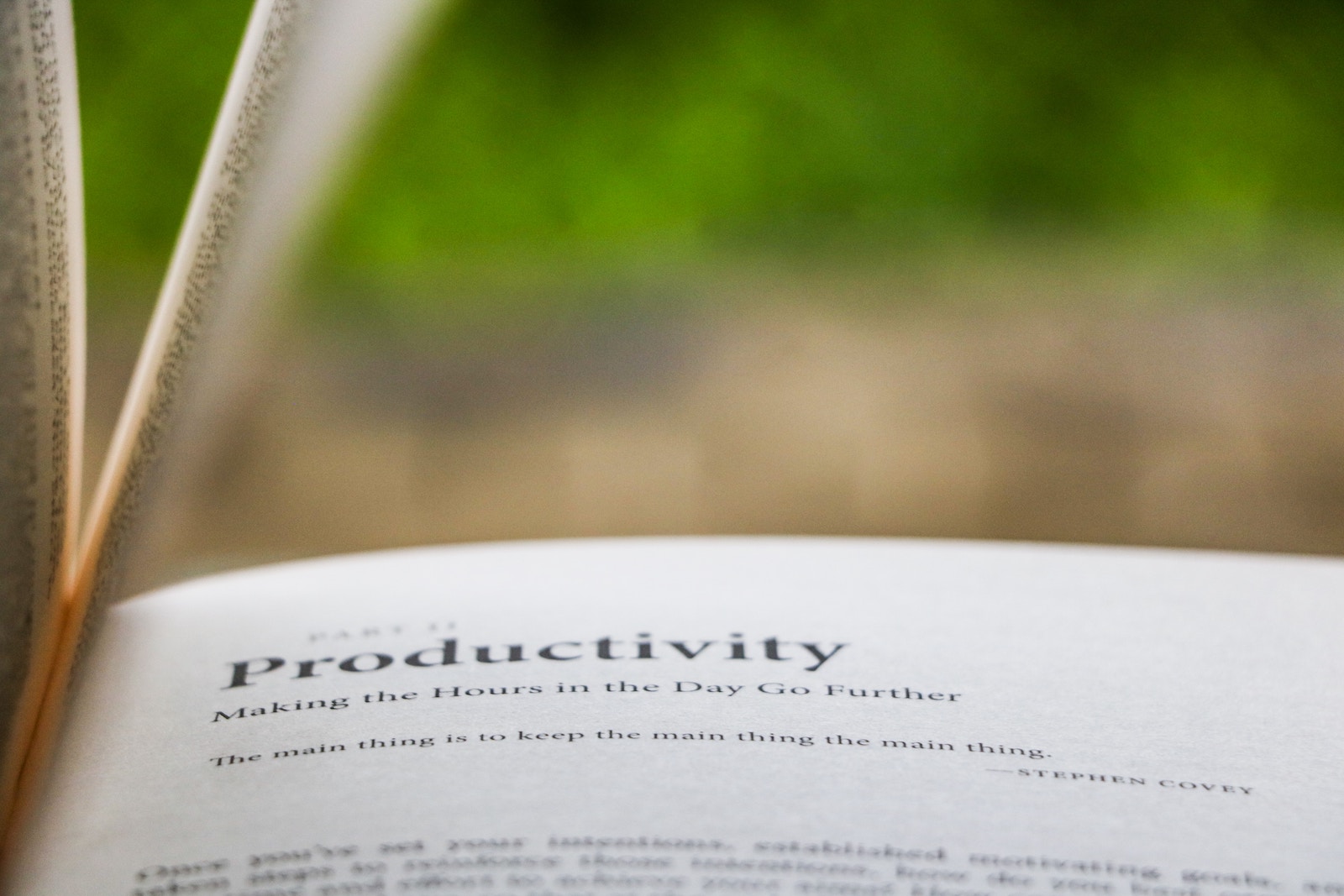 The Value of Productivity